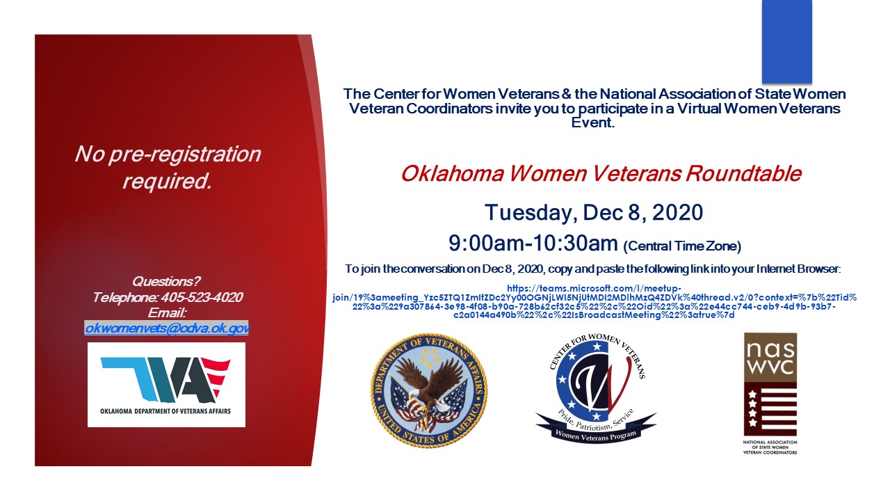 Women Veterans Roundtable Dec 2020